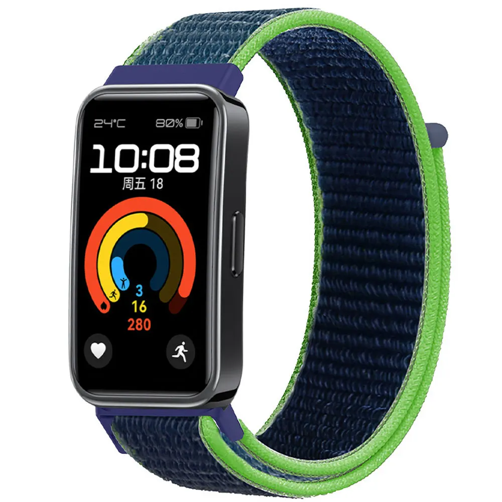 Correa de nailon para Huawei band 10/9/8, accesorios para reloj inteligente, correa de repuesto, pulsera deportiva para Huawei Band10 - imagen 5