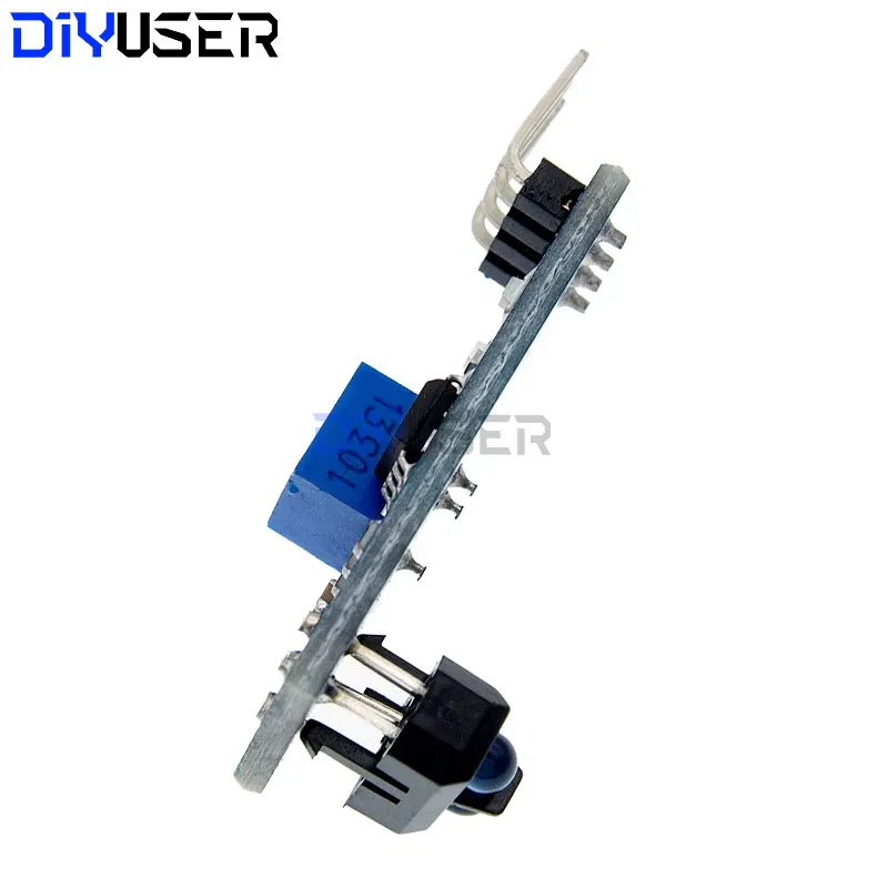 DIYUSER 4 Uds TCRT5000 Sensor reflectante infrarrojo IR interruptor fotoeléctrico barrera línea pista módulo diodo triodo placa 3,3 v - imagen 5