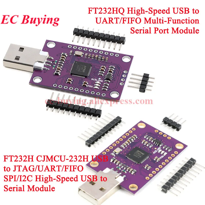 10 uds/1 unidad FT232H USB de alta velocidad a puerto serie módulo multifunción JTAG UART FIFO SPI I2C interfaz IIC CJMCU-232H FT232HQ - imagen 2