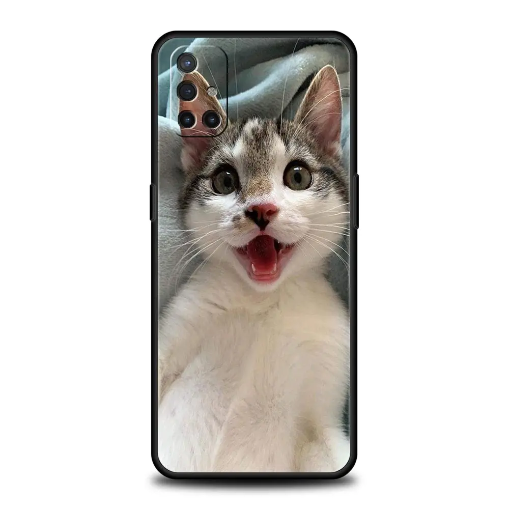 Funda de teléfono Kawaii Love Cat para OnePlus 13 12 11 10 9 8 7T Pro 13R 12R 10R 9RT 8T Nord N200 N30 2T CE 2 3 5G Lite funda suave - imagen 3