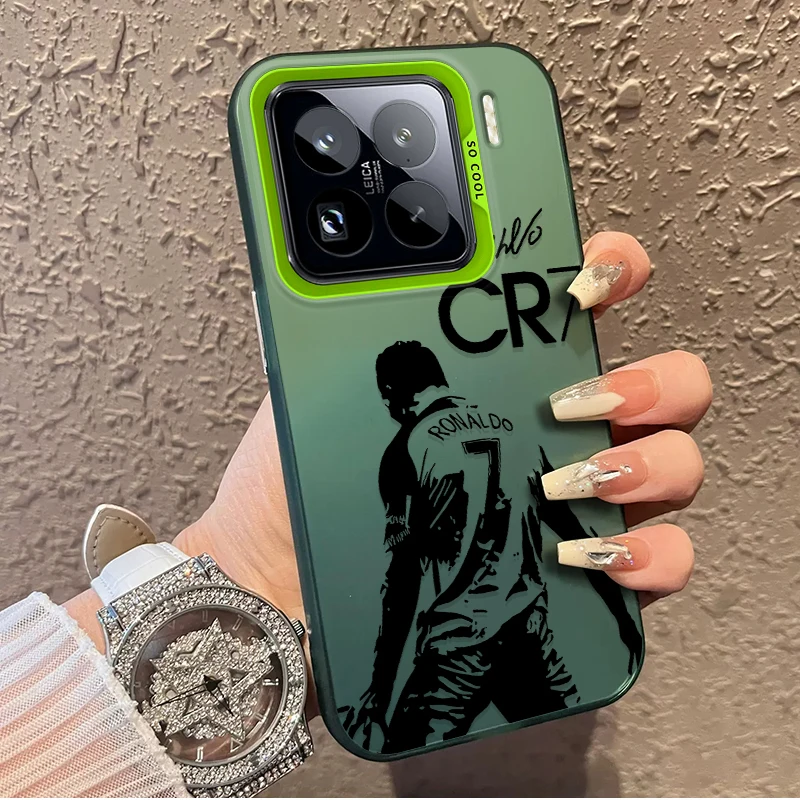 Funda esmerilada CR7 para Xiaomi Mi 15 14 14T 13 13T 12 12T 12X 12S 11 Lite POCO F6 F5 X6 X5 X3 M6 Pro 5G 4G M5S cubierta dura acrílica - imagen 4
