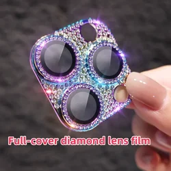 Protector de lente cámara iPhone 12-16 Pro Max Mini Plus – Diamante