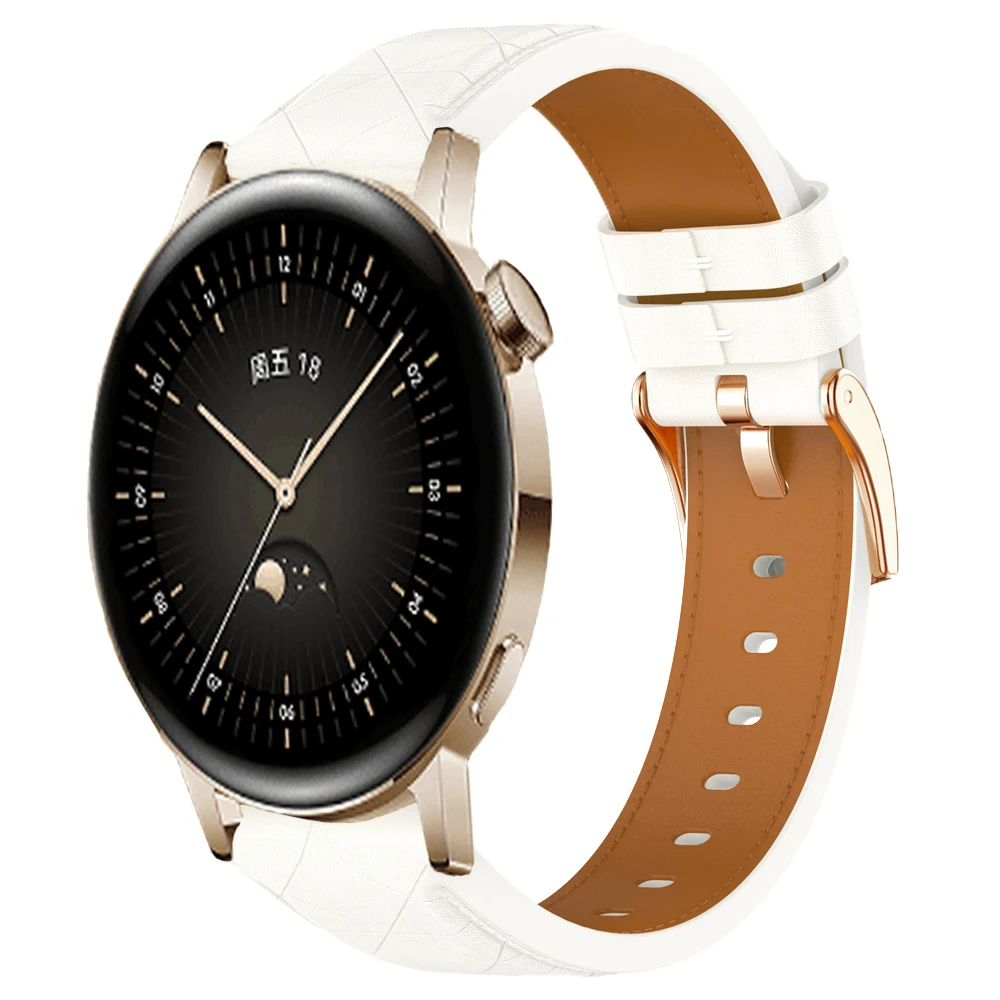 Correa de 20mm para Huawei Watch GT 3 42mm GT3 Pro 43mm Correa de cuero sintético para Huawei GT 2 GT2 Honor Magic 2 pulsera de 42mm Correa - imagen 2
