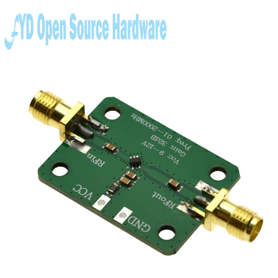 Amplificador de banda ancha RF de bajo ruido, potencia media LNA (Ganancia de 0,1-2000MHz 30dB)