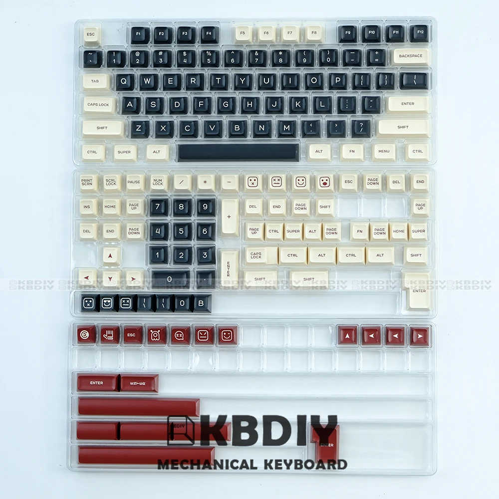 KBDiy 160 teclas/juego de teclas romanas PBT DYE-SUB SA perfil doble disparo personalizado ISO teclas mecánicas para teclado para jugar - imagen 5