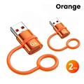 2Pcs Orange