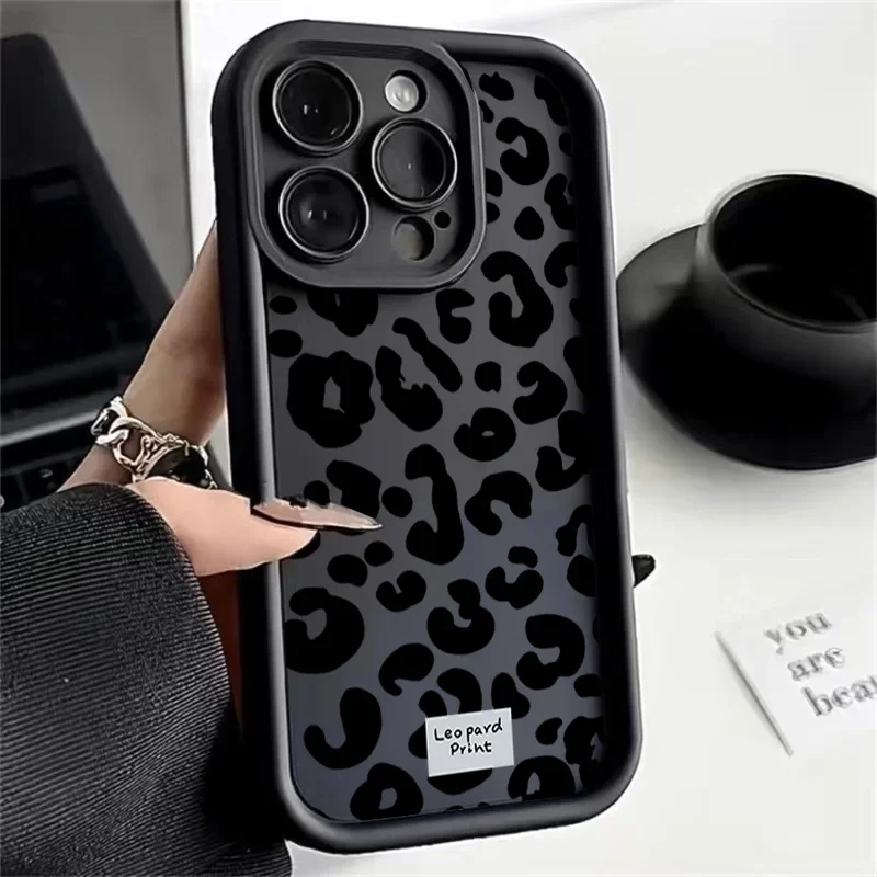 Funda con estampado de leopardo dorado de estilo coreano para Realme 15 14 Pro 5G C71 C75 C53 C55 C63 C12 C20 C12 C21 11 12 13 Plus funda Sof - imagen 4
