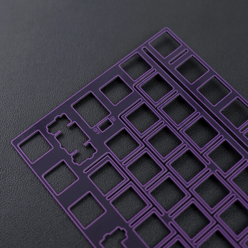 Placa de posicionamiento de teclado mecánico WOB CRUSH80 para teclado mecánico, placa FR4, accesorios de teclado para juegos personalizados, regalo - imagen 2