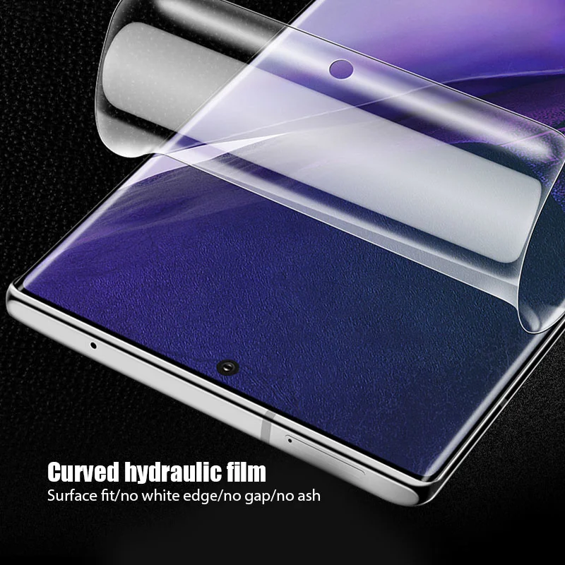 Película de hidrogel para Samsung Galaxy, Protector de pantalla sin cristal para modelos S21, S10E, S20 FE, Note 20, Ultra 10 Plus, A50, A51, A70, A71, A52, 4 unidades - imagen 3