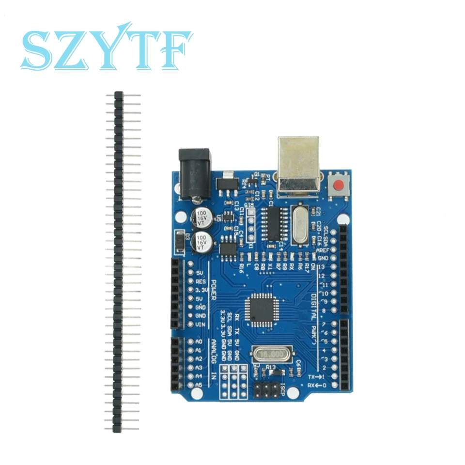Placa de desarrollo R3 WeMos WiFi R3 ATMEGA328P/PB Chip CH340G para placa de desarrollo UNO R3 Arduino WeMos ESP8266 - imagen 2