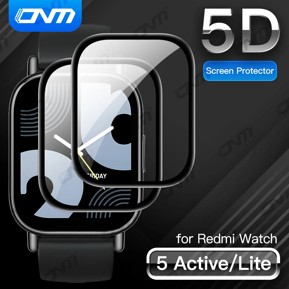 Protector de pantalla para Xiaomi Redmi Watch 5 Active / Lite HD, antiarañazos película protectora de cobertura completa, accesorios (no de vidrio) - imagen 2