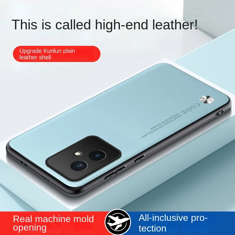 Funda de cuero vegano suave para Huawei Honor 100, 90, 80, 70, 60, 50 Pro, cubierta trasera protectora de grano para Honor 100, 100Pro - imagen 2