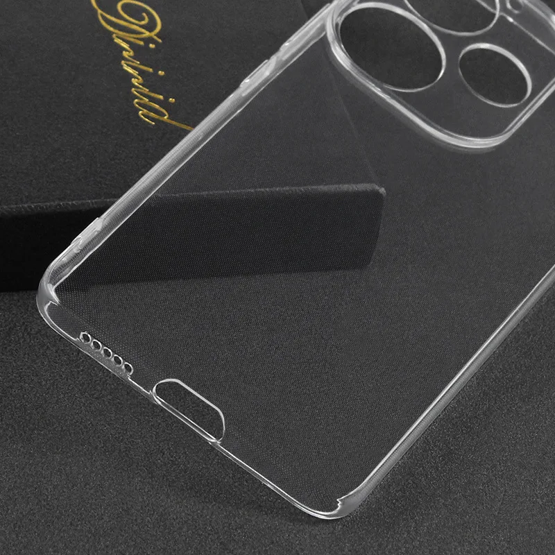 Funda trasera para teléfono Xiaomi POCO F6 F6Pro Pro, ultrafina, transparente, suave, TPU, protección de cámara - imagen 4