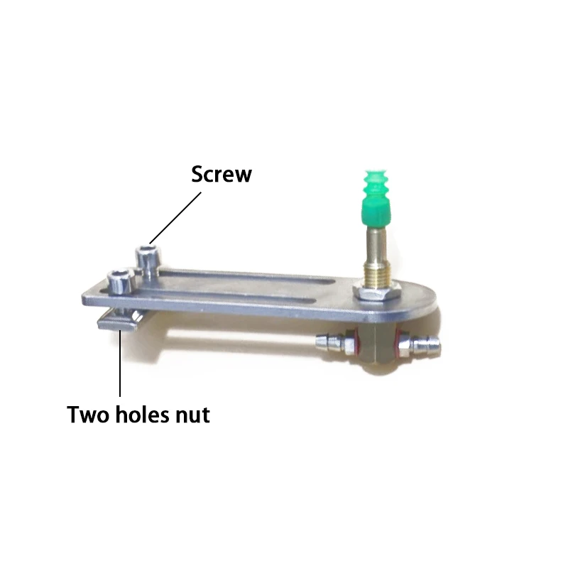 Accesorio de manipulador, ventosa neumática, Base de instalación, abrazadera de agarre, accesorios de soporte para adaptador de Hardware de tira de aluminio - imagen 2