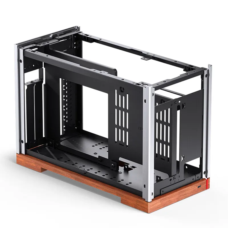 JONSBO T9 5,0 ITX chasis negro ordenador de escritorio portátil consola de juegos DIY compatible con interfaz tipo c Cable de extensión PCI-E 5,0 - imagen 3