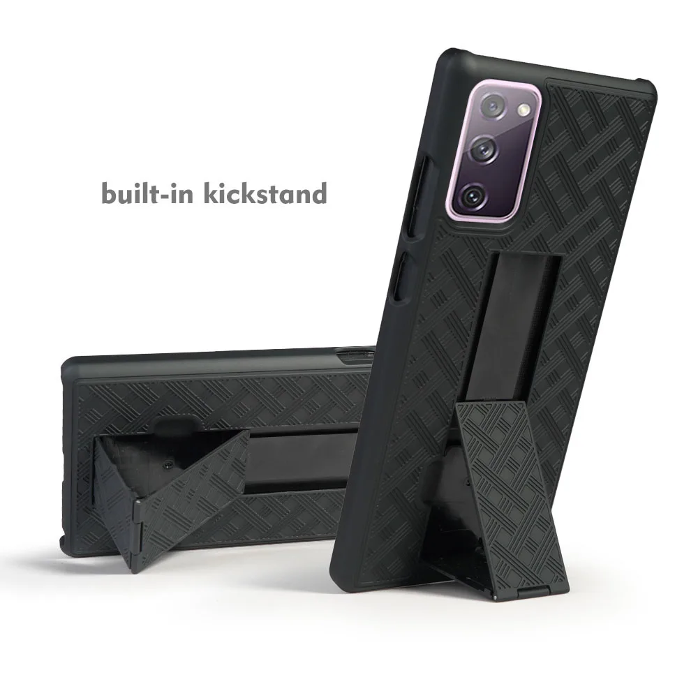 Funda con Clip para cinturón de cintura para hombre, carcasa trasera giratoria, soporte para teléfono para Samsung Galaxy Note 20, 10, S20, S22, S21, S23 Plus Ultra - imagen 3