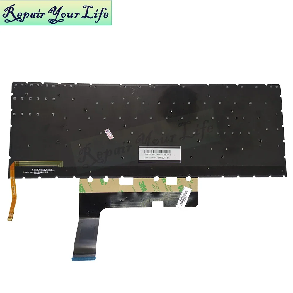 Teclado retroiluminado en inglés de EE. UU. para HP OMEN 15EK 15-EN 15-EK Ek0013nl TPN-Q238 TPN-Q236 teclados de repuesto retroiluminados V 193446 bs1 - imagen 2