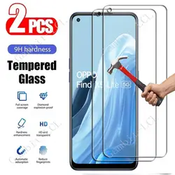 OPPO Protector de pantalla templado F21 Pro Find X5 Reno6 Reno7 Reno8