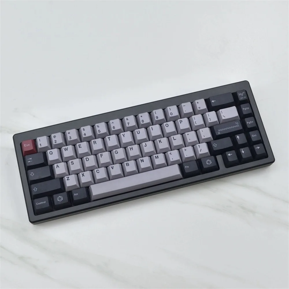 Cherry PBT Keycap Mercury 129 teclas, 5 caras Dye Sub Keycaps GMK Clone para Mx Switch, KIT de teclado mecánico GMK67 K500 GK61