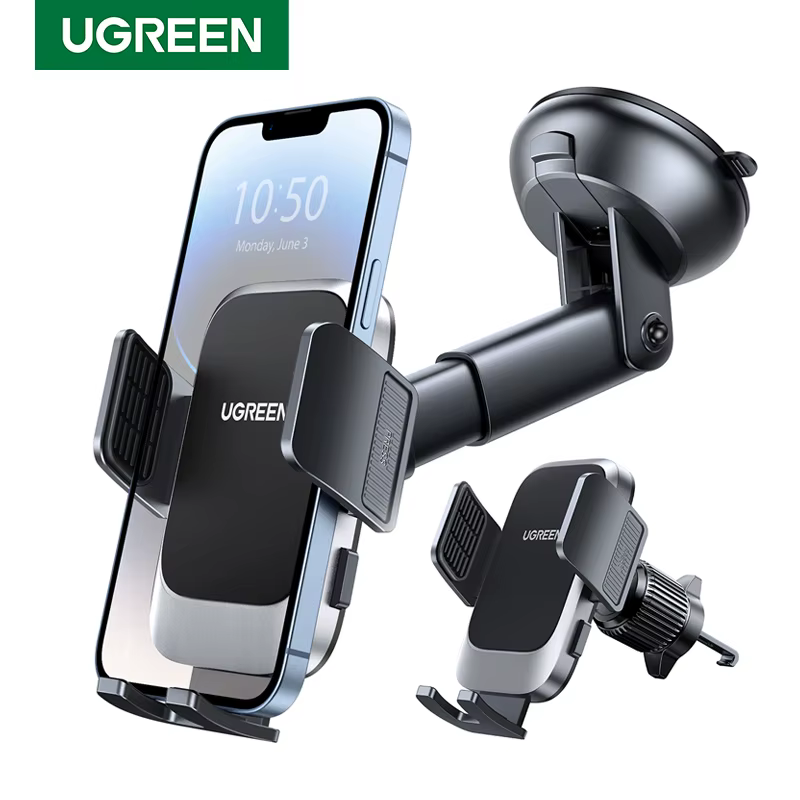 Ugreen Soporte Móvil Coche Antigravedad 3en1 Salpicadero Rejilla - imagen 3