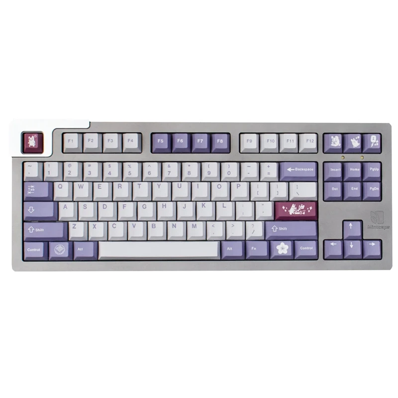 Paracord hecho a mano y cable en espiral USB-C USB-C de doble manga PET para teclado mecánico Tuzi. - imagen 2