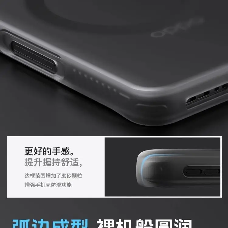 Funda magnética fuerte para OPPO Find X8, cubierta antihuellas táctil de piel Ultra mate para OPPO Find X8Ultra Antu-caída - imagen 5