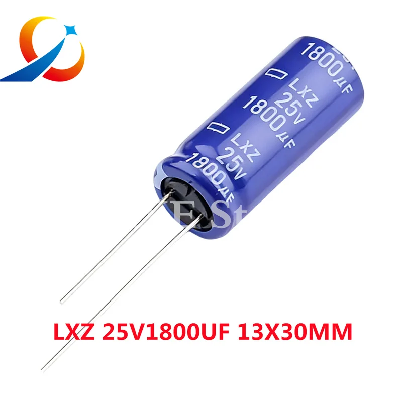 10 Uds LXZ 25V1800UF volumen 13X30MM ELXZ250ELL182MK30S NCC condensadores electrolíticos 1800UF 25V nuevo - imagen 2