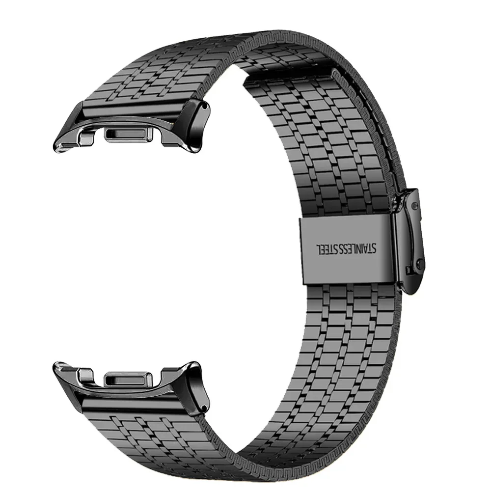 Correa de Metal sin huecos para Samsung Galaxy Watch 8, 40mm, 44mm, 46mm, correa de acero inoxidable para Galaxy Watch8 Classic, pulseras de repuesto - imagen 5