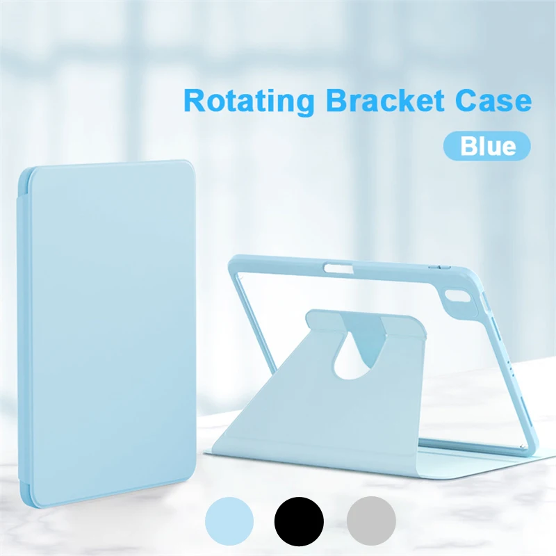 Funda con rotación para tableta, carcasa con Portalápices para iPad 10 Pro 11, 2021, 2021, 2022, Air 4, 10,9, 10,2, 9, 8, 7 - imagen 4