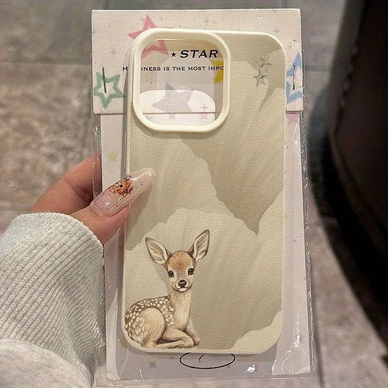 Funda de teléfono con diseño de lazo de ciervo Vintage para iPhone 17 Pro Max 16 15 14 13 12 11 XS Max X XR XS 16E 17 Air 16 Plus, funda de silicona suave - imagen 5