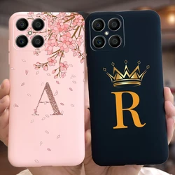 Funda Silicona Honor X8 6,7" – Diseño Letras Mate Antigolpes