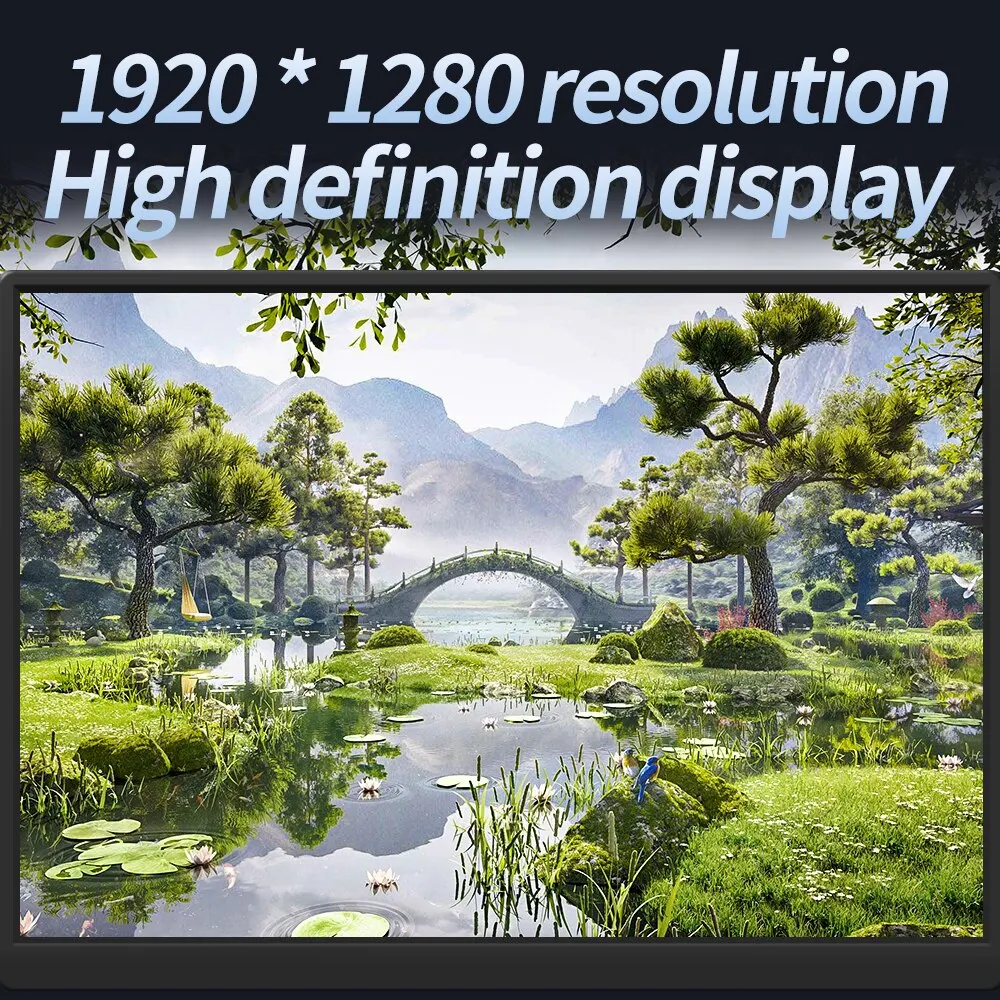 MUCAI-Monitor portátil 10,5 P de 1280 pulgadas, pantalla juego 16:10 IPS 60Hz, 100% SRGB, 420Cd/m ², PS4 Xbox para ordenador Mac/5 - imagen 4