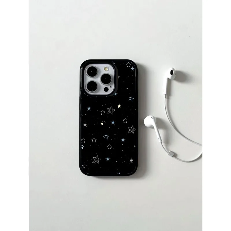 Ins STARS-funda de teléfono anticaída de TPU con estampado elegante, adecuada para iPhone 11/12/13/14/15/ 16/17Pro Max - imagen 5