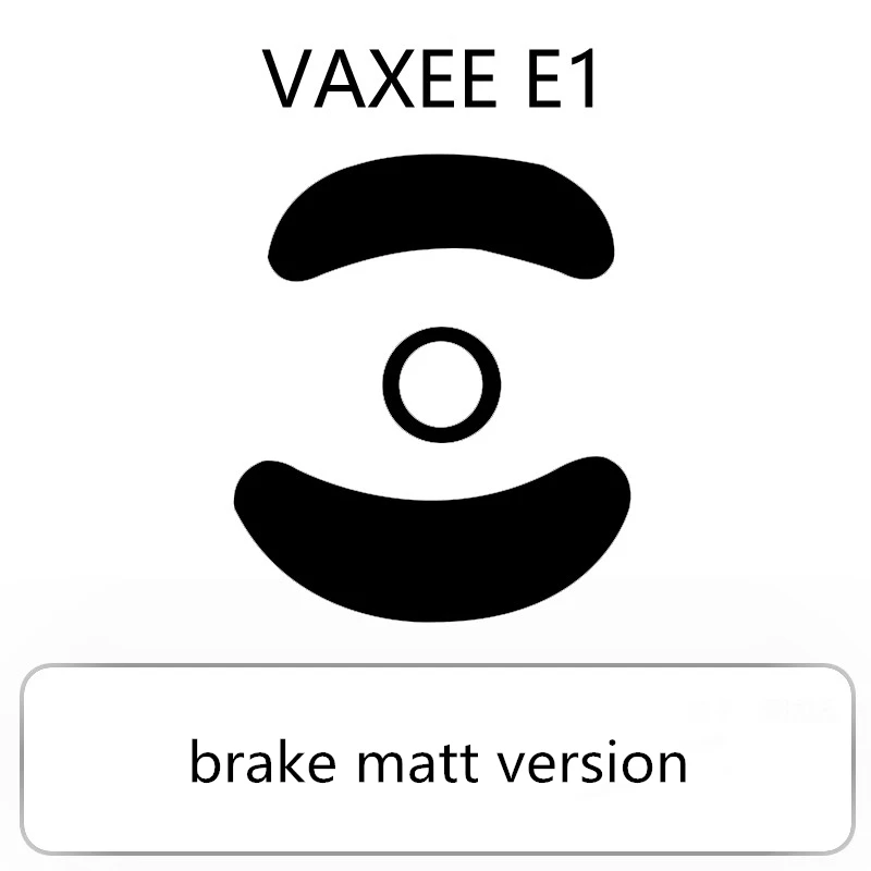 1 Juego de patines de ratón ultrafraglide para VAXEE E1 E1W Control de freno inalámbrico pies silenciador de velocidad versión ICE ratones deslizan pies de PTFE - imagen 3