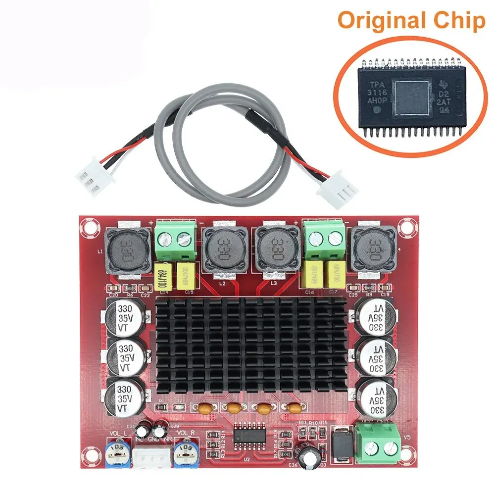 Chip Original TPA3116 D2 XH-M543 12V 24V 120W * 2 Placa amplificadora de Audio de potencia Digital de doble canal 120W X2 TPA3116D2
