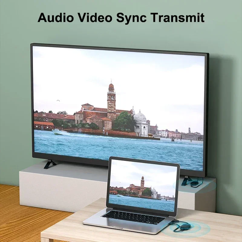 Extensor HDMI inalámbrico de 30m, transmisor y receptor de Audio y vídeo, adaptador de pantalla, transmisión para cámara, portátil, PC a proyector de TV - imagen 5