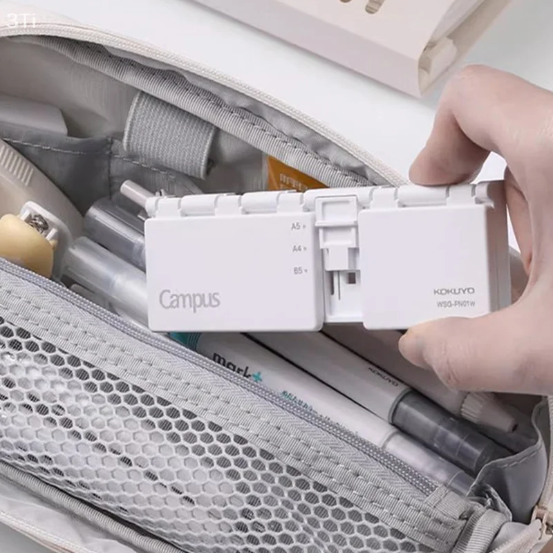 Perforadora de 8 agujeros, carpeta de anillas portátil Manual A5 B5 A4, herramienta perforadora de papel para cuaderno de hojas sueltas, suministros de oficina ligeros y prácticos - imagen 5