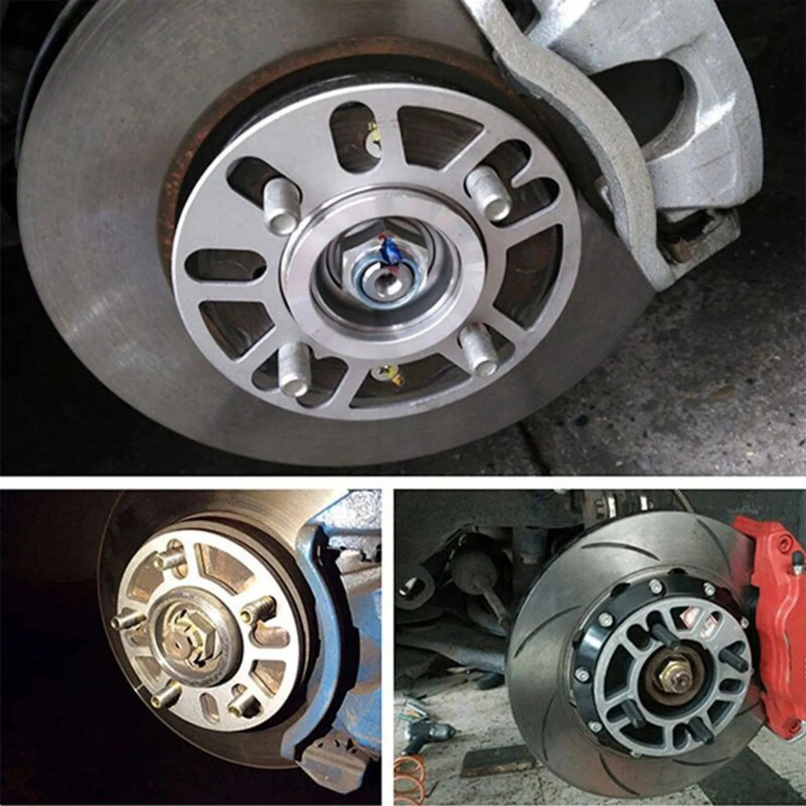 4 unids/set de cuñas espaciadoras de rueda de coche universales de aleación de aluminio, placa de 5mm apta para 4x100 4x114,3 5x100 5x108 5x114,3 5x120, accesorio para coche - imagen 5