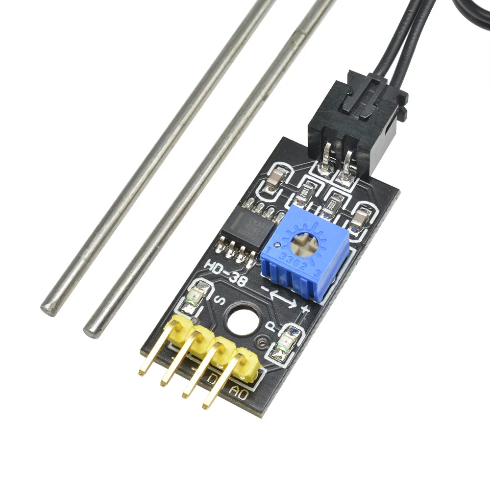 Sensor de humedad del suelo Módulo detector de suelo con cable Prueba de humedad del suelo Prueba de humedad del suelo Sonda de resistencia a la corrosión para Arduino - imagen 5