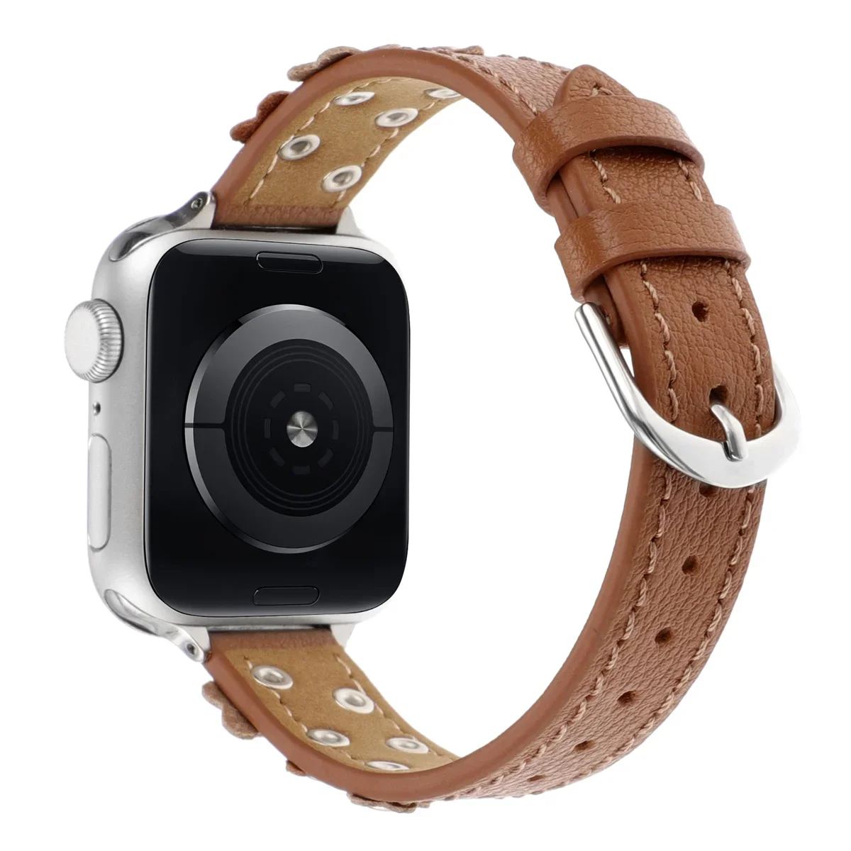 Correa de reloj para Apple Watch 42/44/45/46/49mm 38/40/41mm correa de reloj de moda de cuero PU para reloj serie Ultra2 10/9/8/7/6 - imagen 3