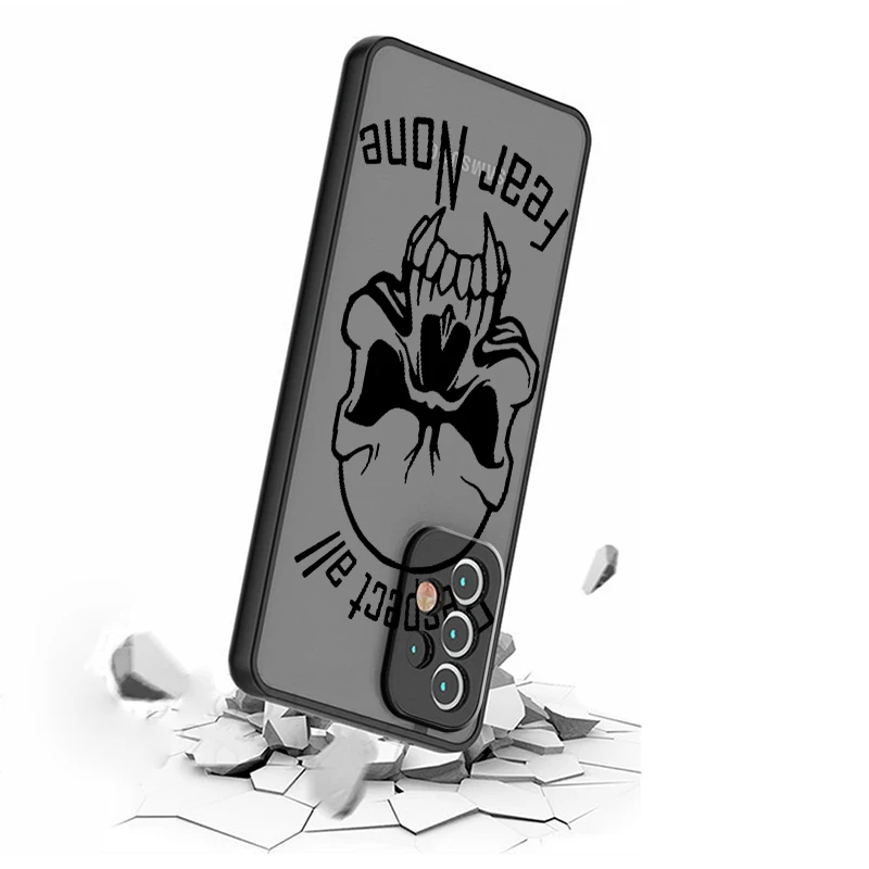 Funda translúcida de calaveras rojas para Samsung Galaxy, S24, S23, S22, S21, S20 FE, S10, S9, S8 Plus, Ultra Pro, 5G - imagen 4