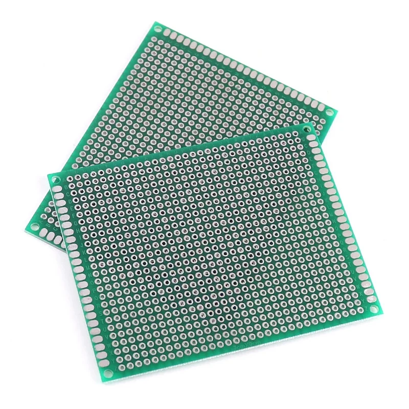 Placa prototipo PCB de 5/10 Uds., placas de circuito de pulverización de estaño de doble cara verde 2x8 3x7 4x6 5x7 7x9CM, Kit electrónico DIY, envío gratis - imagen 5
