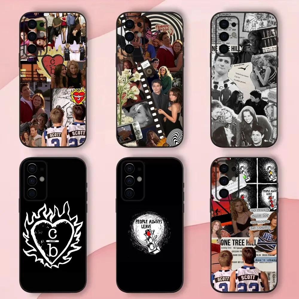 Funda de teléfono de TV One Tree h-hill Heart para Samsung S24,S21,S22,S23,S30,Ultra,S20,Plus,Fe,Lite,Note,10,9,5G, carcasa suave negra