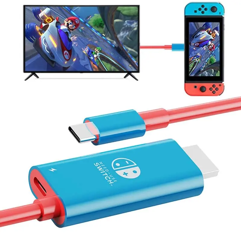 Cable USB tipo C a 4K HD de 2m con carga PD, Compatible con consola de juegos Nintendo Switch, modo de estación de acoplamiento de TV, Samsung Dex - imagen 2