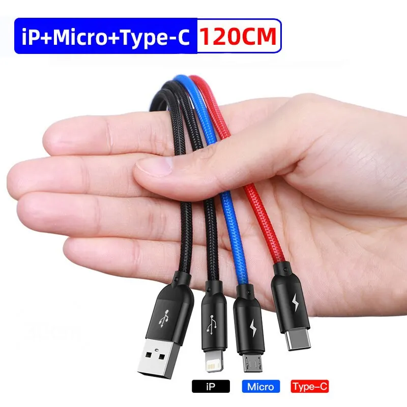 3 in 1 Cable 120cm