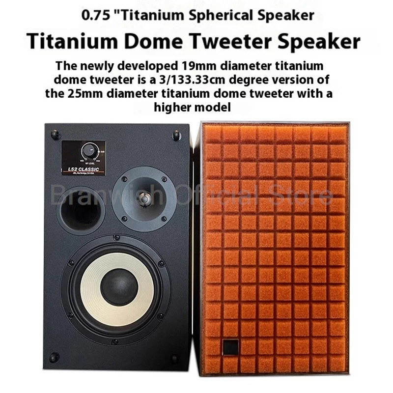 Altavoces de estantería de 2 vías, altavoz HiFi de 10-75W, woofer de pulpa pura de 5,25 pulgadas, Audio clásico de 4ohm para cine en casa, PC y jugadores, 1 par - imagen 2