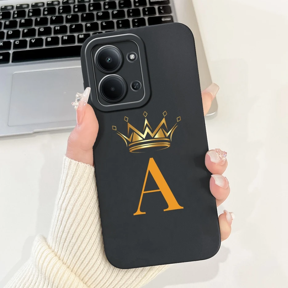 Para Xiaomi Redmi 15C 4G funda PocoC85 Linda corona letras funda de silicona suave funda de teléfono para Xiaomi Poco C85 C 85 Redmi15C 4G bolsas - imagen 2