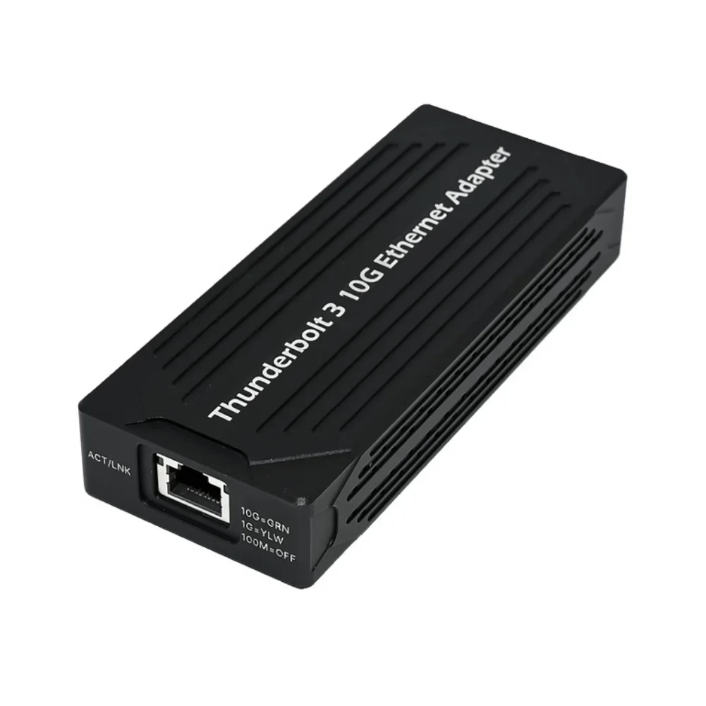 Adaptador Ethernet de un solo puerto USB 4, 10G, Compatible con Thunderbolt 3/4, RJ45, 10GBASE-T, Compatible con tarjeta lan Mac de 10000m