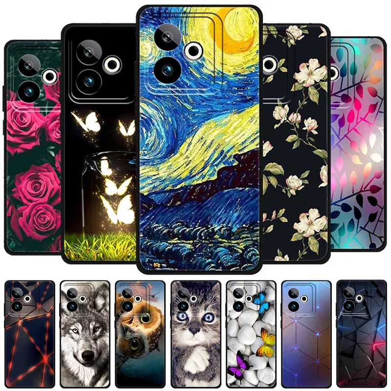 Para OPPO Realme GT 7T Funda animales Fundas de teléfono de silicona suave TPU para Realme GT7T GT7 T Cool Animals Funda protectora a prueba de golpes