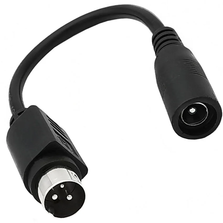 Cable hembra de 5,5x2,5mm a macho de 3/4 pines para SATO TG-5011-19V-ES, solo un cable de 4 pines para TV, LCD, VCR, fuente de alimentación, 1 unidad - imagen 2